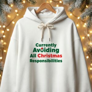 Currently Avoiding Christmas Responsibilities Unisex Oversized Hoodie