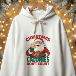 Christmas Calories Don’t Count Unisex Oversized Hoodie