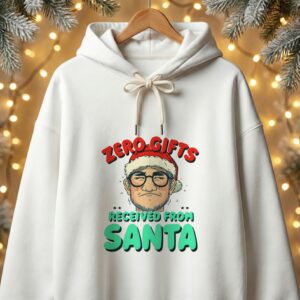 Zero Gifts Received From Santa Unisex Oversized Hoodie