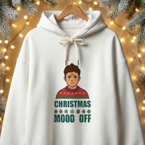 Christmas Mood Off Unisex Oversized Hoodie