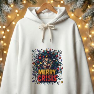 Merry Crisis Unisex Oversized Hoodie
