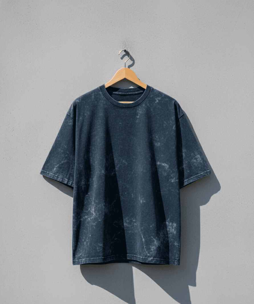 Unisex Acid Washed Oversized T-Shirt