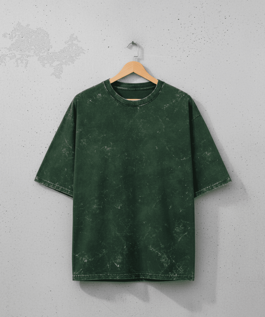 Unisex Acid Washed Oversized T-Shirt