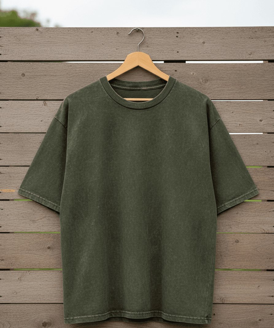 Unisex Acid Washed Oversized T-Shirt