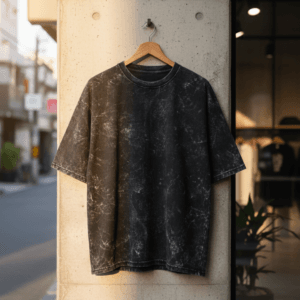 Unisex Acid Washed Oversized T-Shirt