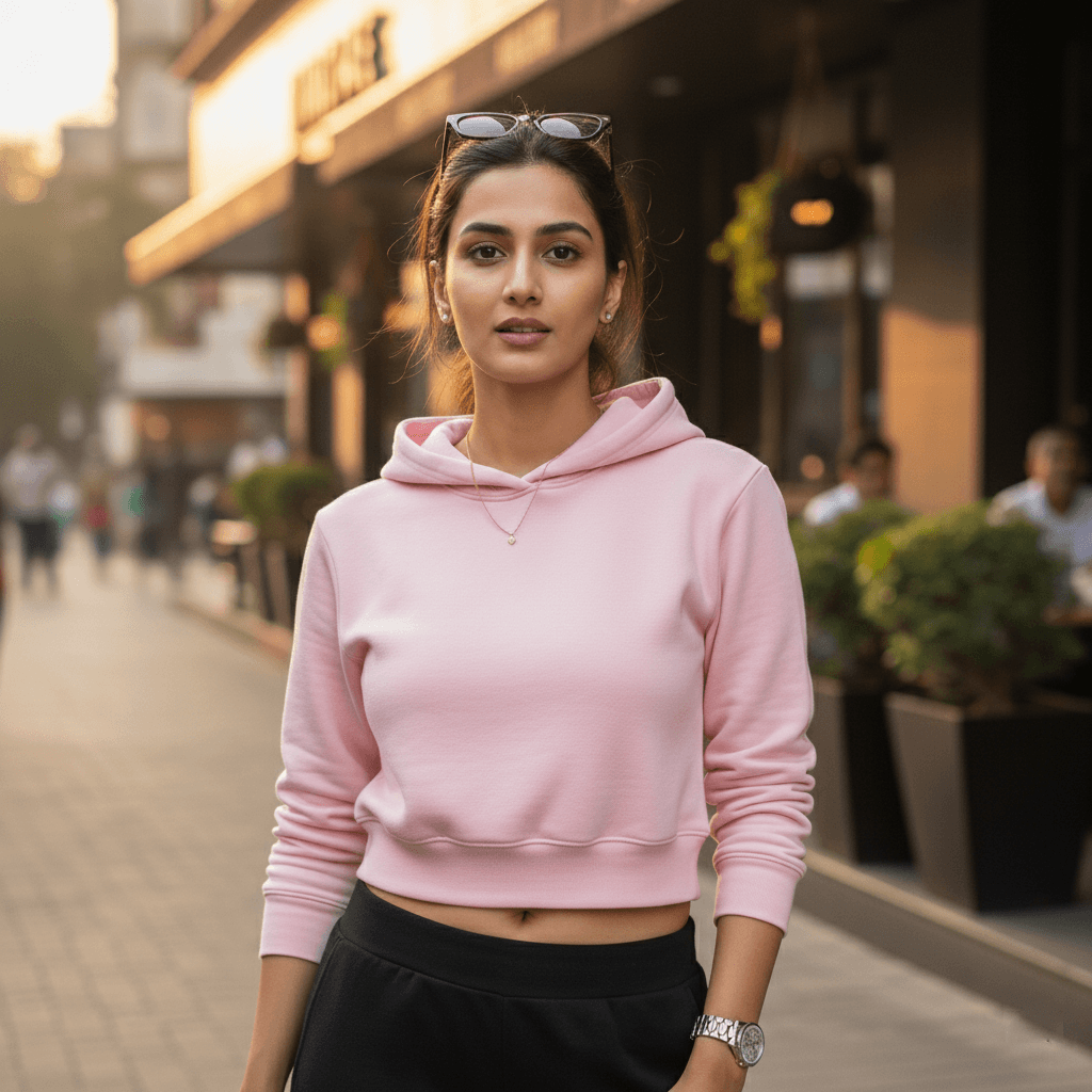 Female Cropped Hoodie