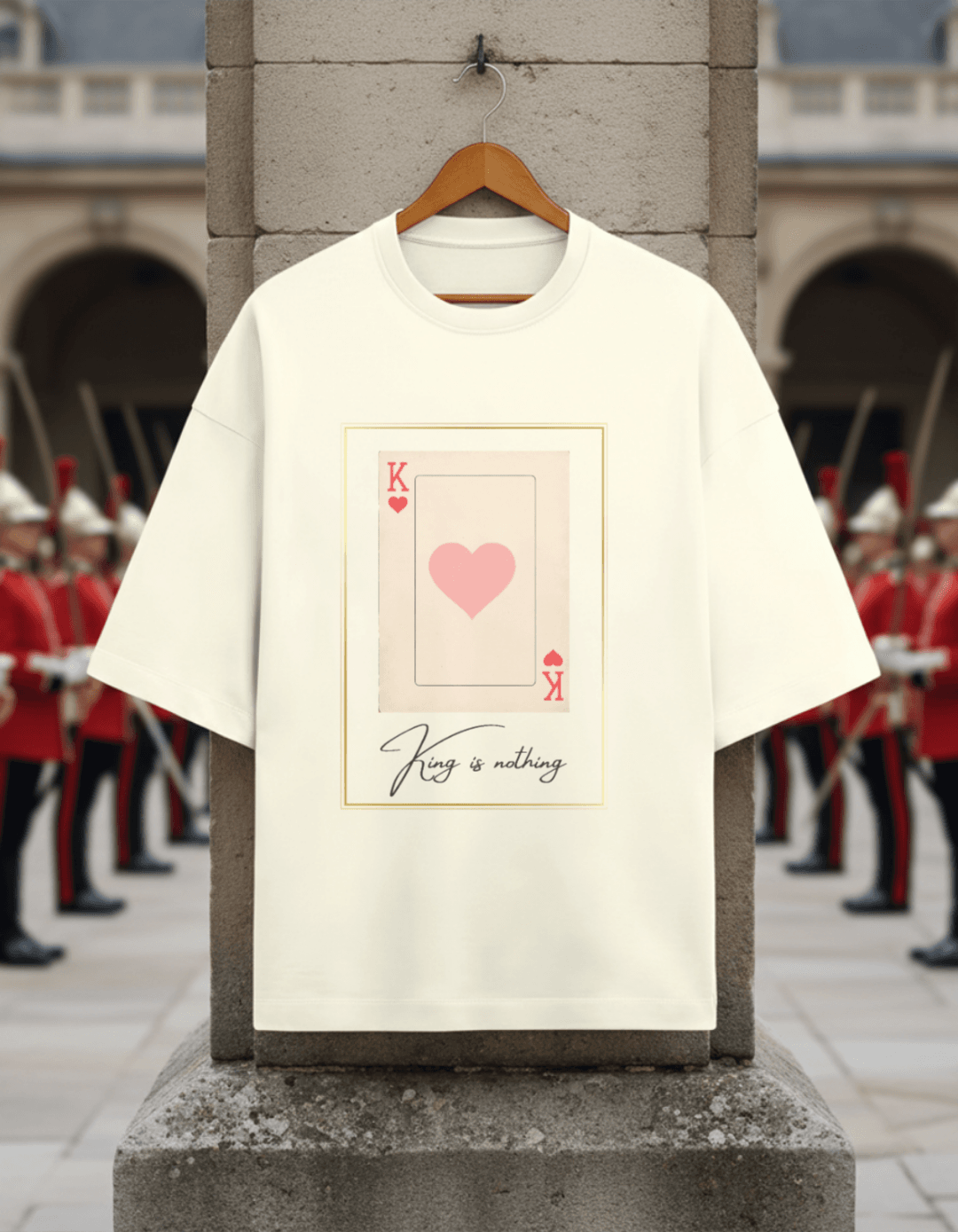 King Is Nothing Without His Queen Oversized T-Shirt