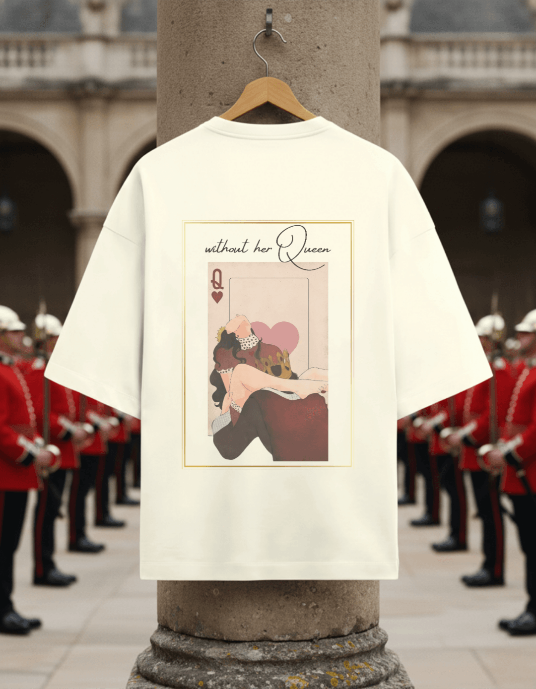 King Is Nothing Without His Queen Oversized T-Shirt