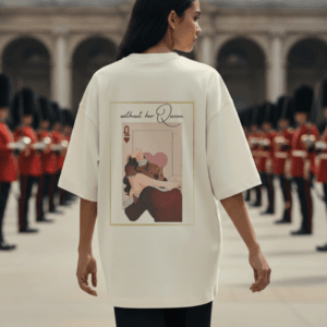 King Is Nothing Without His Queen Oversized T-Shirt