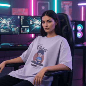 I Don’t Get Older I Level Up Oversized T-Shirt