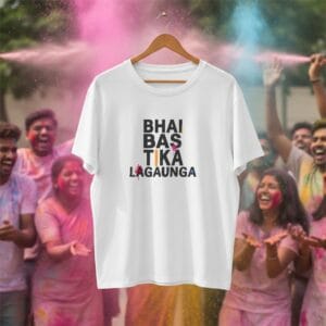 BHAI BAS TIKA LAGAUNGA Oversized T-Shirt