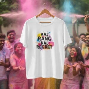 AAJ RANG KAL REGRET Oversized T-Shirt